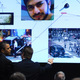 Former President Obama at the NYPD’s Real Time Crime Center. Faisal Shahzad, car-bomb suspect, is pictured. Photo: AP